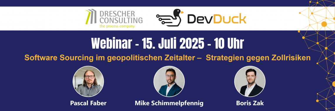 Webinar Software Sourcing - Strategien gegen Zollrisiken